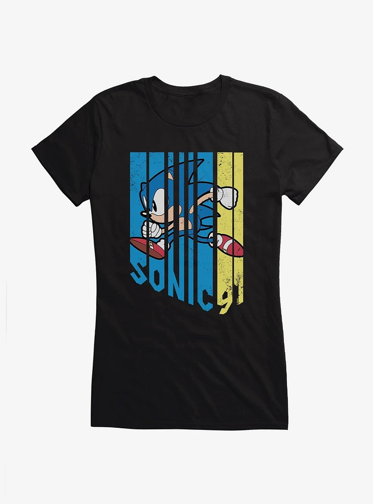 Sonic The Hedgehog Speed Color Girls T-Shirt