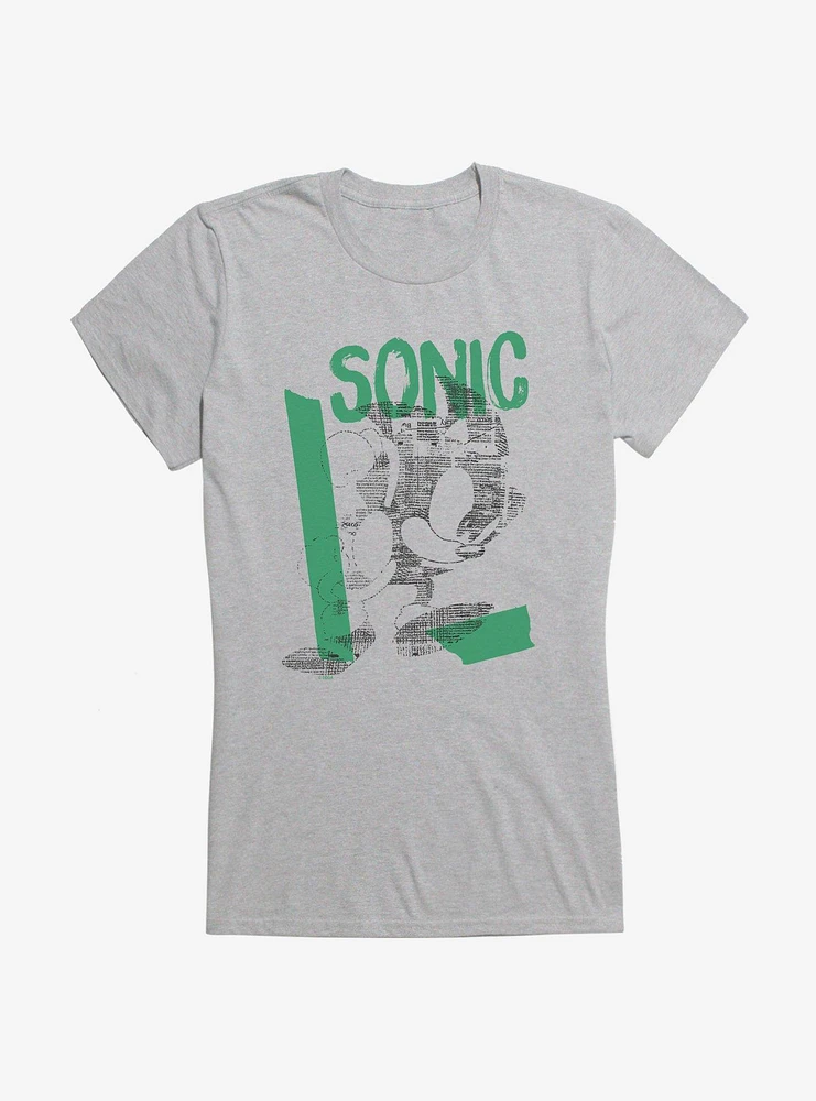 Sonic The Hedgehog Classic Starting Speed Girls T-Shirt