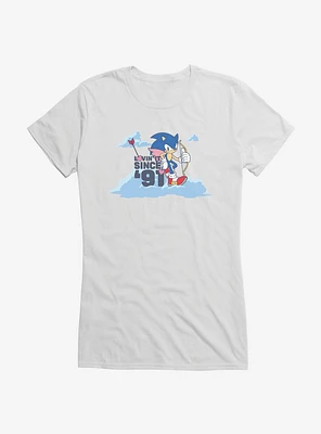 Sonic The Hedgehog Valentine Gaming Girls T-Shirt