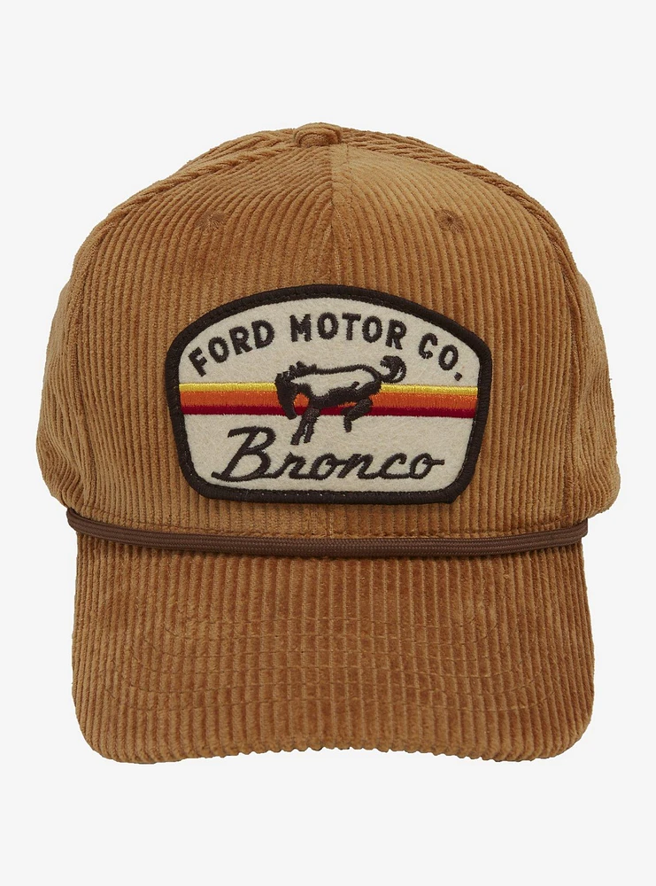 Ford Bronco Corduroy Snapback Hat