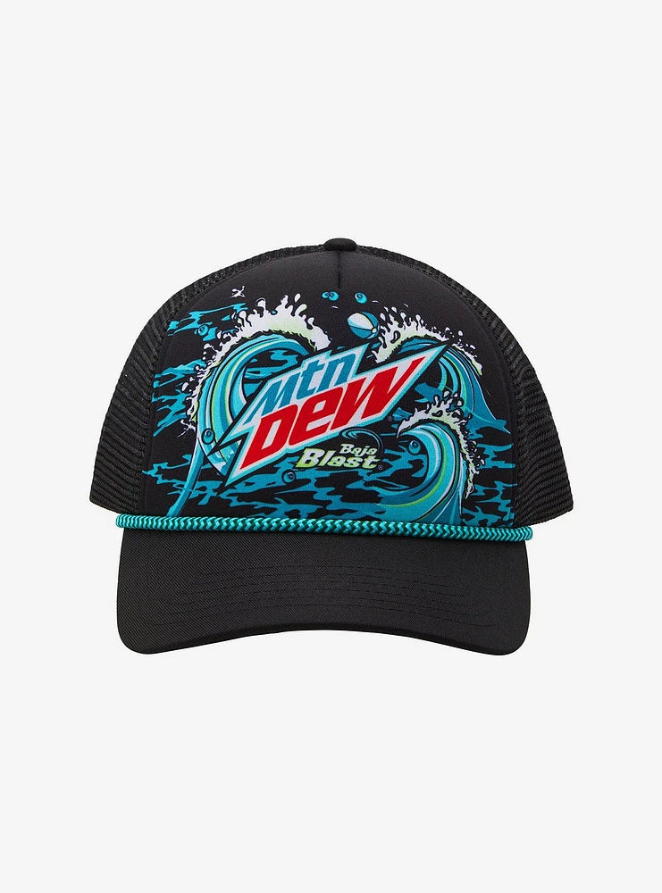 Mountain Dew Baja Blast Trucker Hat