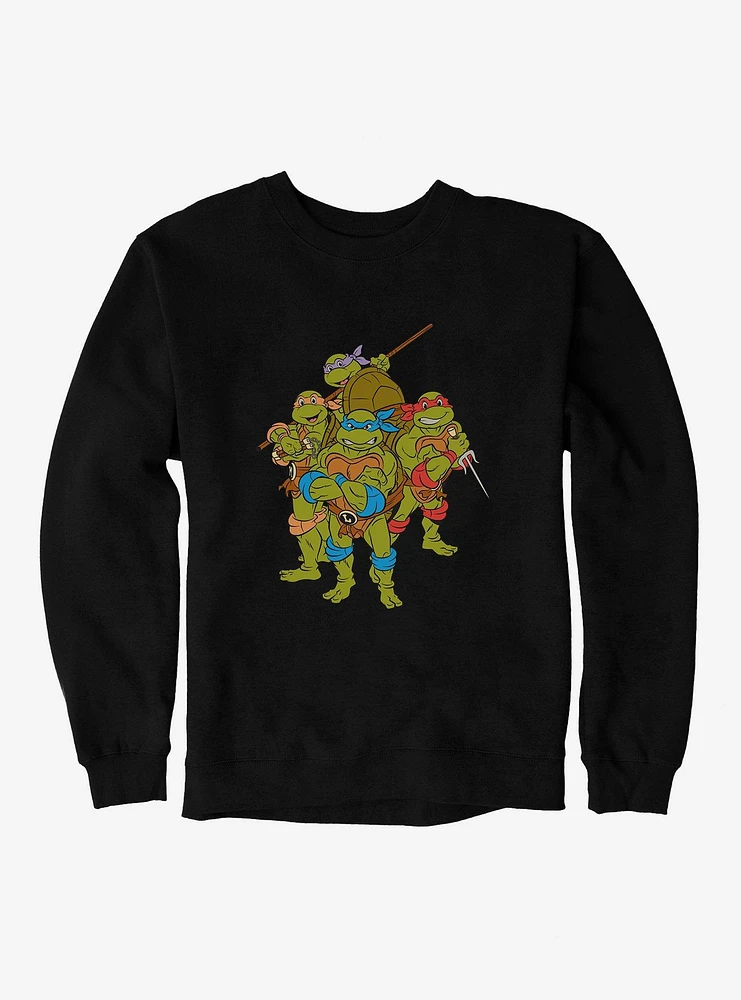 Teenage Mutant Ninja Turtles Group Pose Sweatshirt