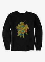 Teenage Mutant Ninja Turtles Group Pose Sweatshirt