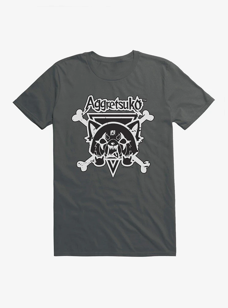 Aggretsuko Metal Crossbones T-Shirt