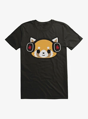 Aggretsuko Metal Headphones T-Shirt