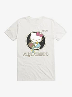 Hello Kitty Star Sign Aquarius Stencil T-Shirt