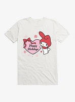 My Melody Happy Holidays Heart T-Shirt