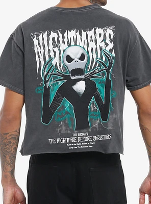 The Nightmare Before Christmas Jack Master Of Fright Crop T-Shirt