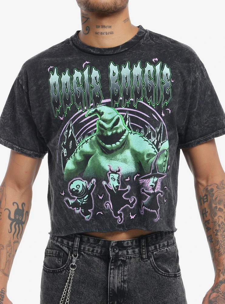 The Nightmare Before Christmas Oogie Boogie Metal Crop T-Shirt