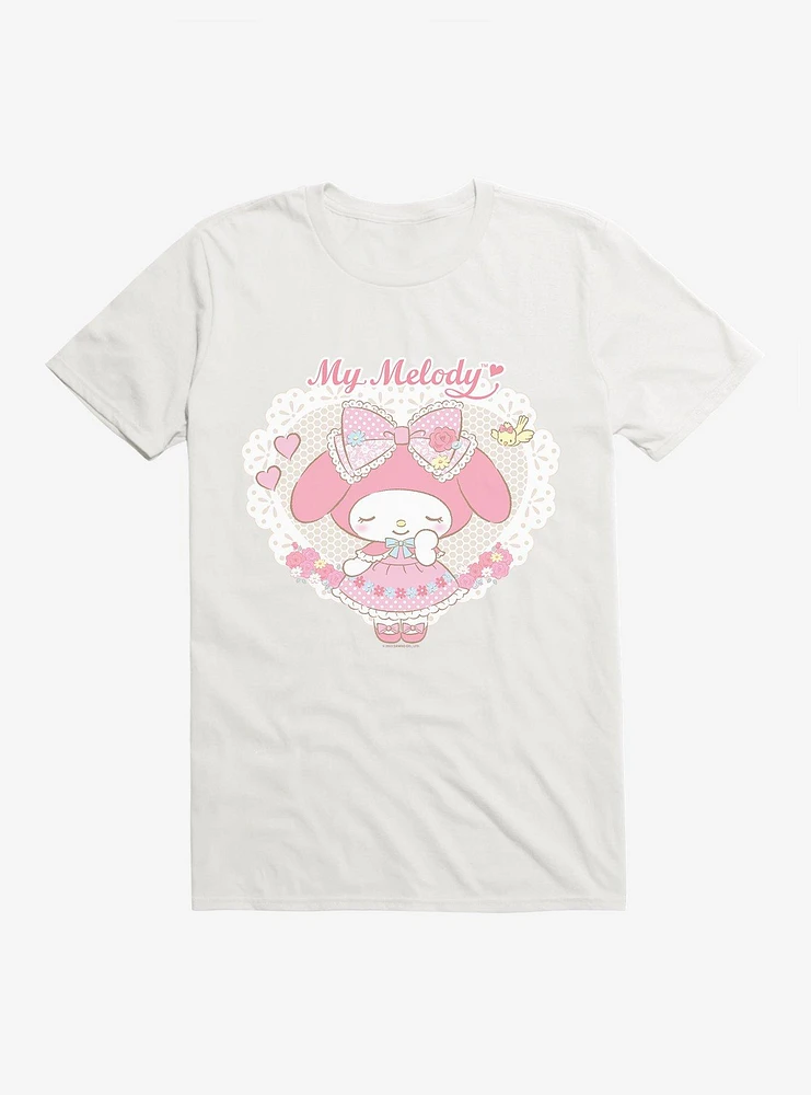 My Melody Framed Garden Portrait T-Shirt