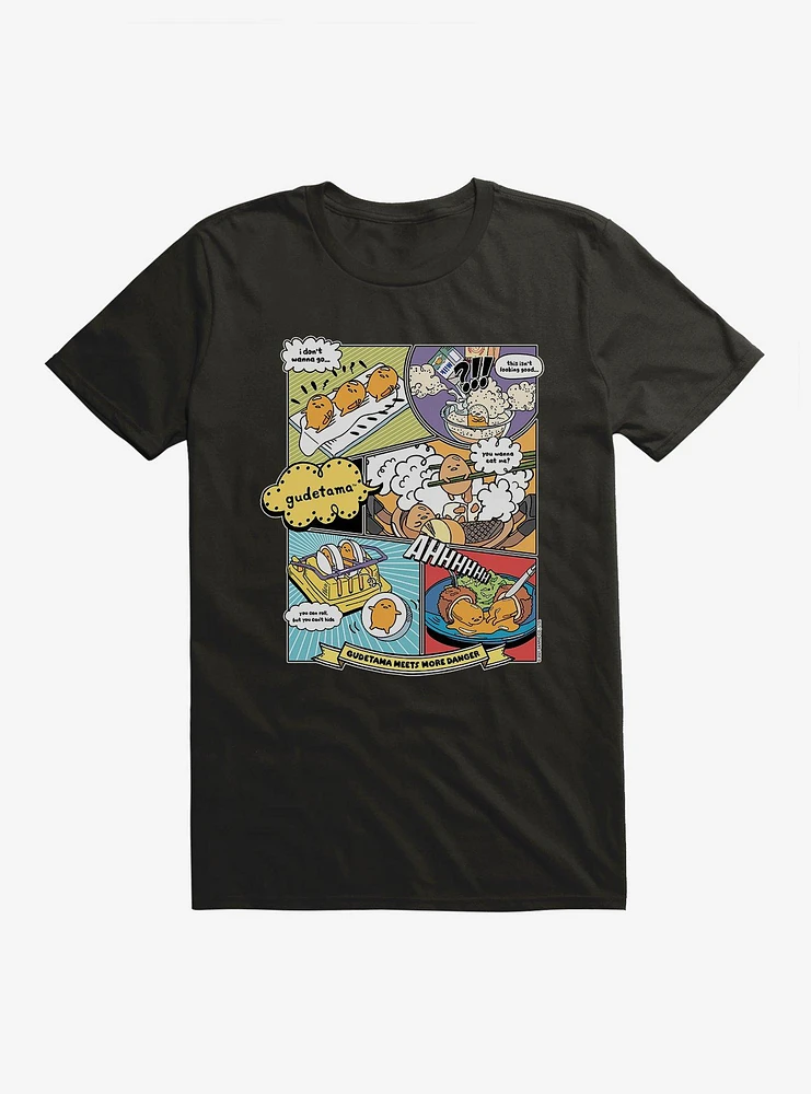 Gudetama Comic Strip T-Shirt