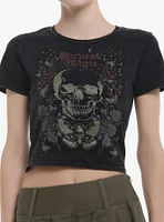 Thorn & Fable Harvest Magic Skull Moth Rhinestone Girls Baby T-Shirt