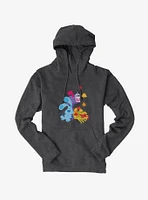 Blue's Clues Mailbox And Blue Autumn Leaves Hoodie