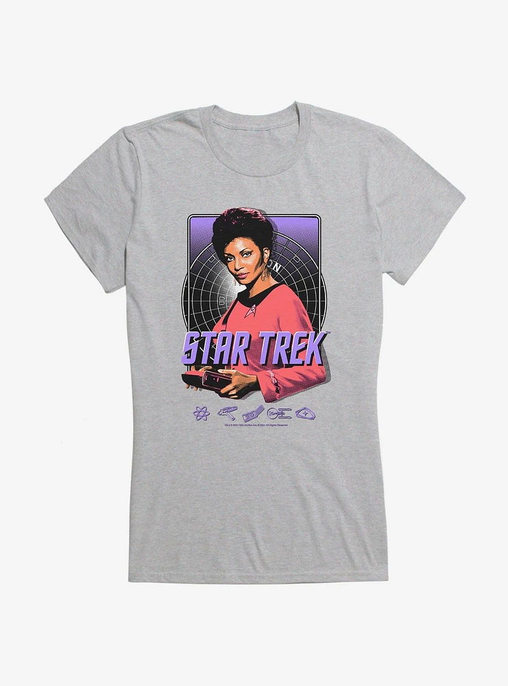 Star Trek Nyota Uhura Portrait Girls T-Shirt