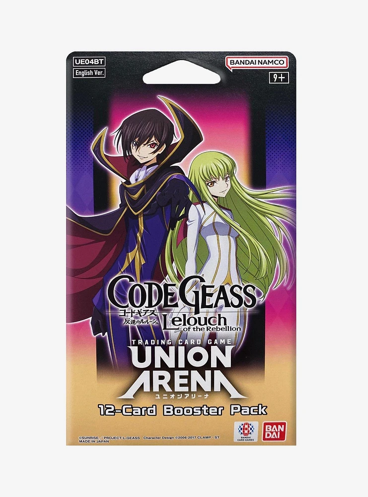 Code Geass: Lelouch of the Republic Trading Card Game Union Arena Booster Pack