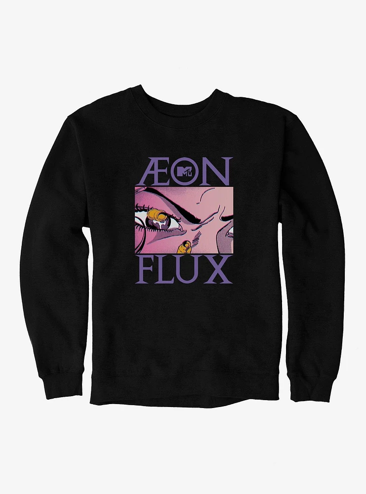 Aeon Flux Eyes Close Up Sweatshirt