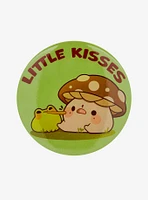 Mushroom Frog Little Kisses 3 Inch Button