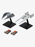 Bandai Spirits Star Wars Rogue One U-Wing Fighter & TIE Striker 1/144 Scale Model Kit Set