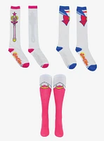 Sailor Moon 3 Pair Knee High Sock Bundle