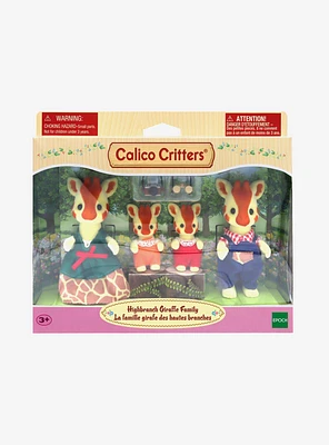 Calico Critters Highbranch Giraffe Family Figure Set