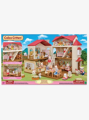 Calico Critters Red Roof Country Home Secret Attic Playroom Play Set