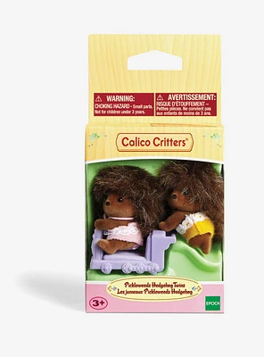 Calico Critters Pickleweeds Hedgehog Twins Figure Set