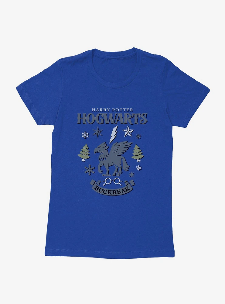 Harry Potter Buckbeak Holiday Womens T-Shirt