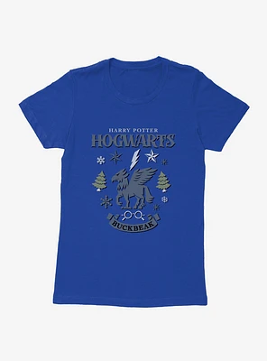 Harry Potter Buckbeak Holiday Womens T-Shirt