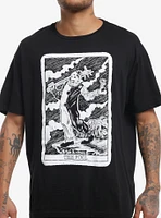 Terrifier Art The Clown Tarot Card T-Shirt By Vertebrae33