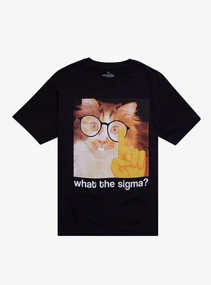 What The Sigma Cat T-Shirt By Goodie Two Sleeves