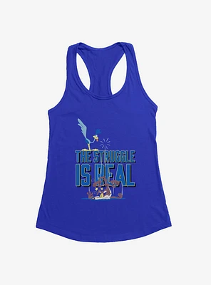 Looney Tunes The Struggle Wile E Coyote And Road Runner Girls Tank