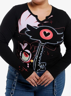 Hazbin Hotel KeeKee Girls Long-Sleeve Top Plus