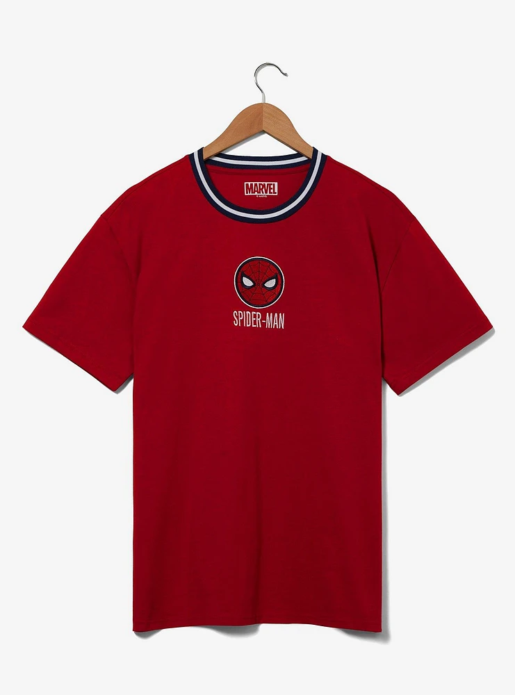 Marvel Spider-Man Logo Drop Shoulder T-Shirt — BoxLunch Exclusive