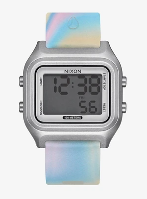 Nixon Ripper Silver / Pastel Swirl Watch