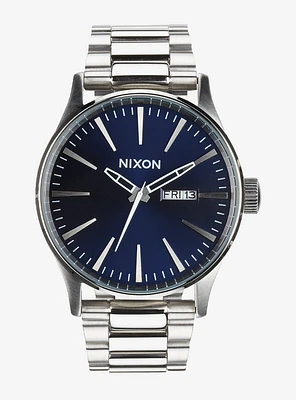 Nixon Sentry SS Blue Sunray Watch