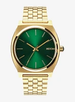 Nixon Time Teller Gold / Green Sunray Watch