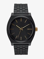 Nixon Time Teller Matte Black / Gold Watch