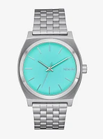 Nixon Time Teller Silver / Turquoise Watch