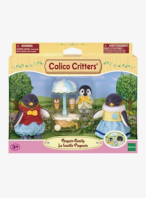 Calico Critters Penguin Family Figure Set