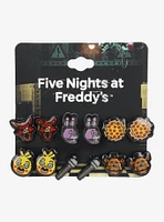 Five Nights at Freddy's Pixel Characters Earring Set