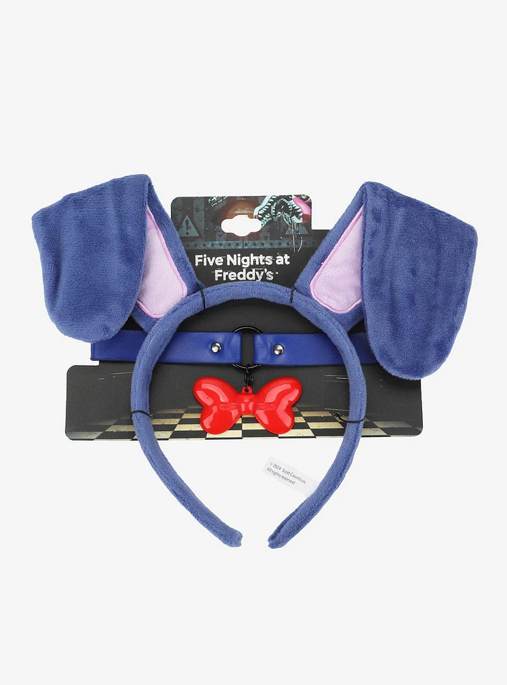 Five Nights At Freddy's Bonnie Ears Headband and Necklace Set