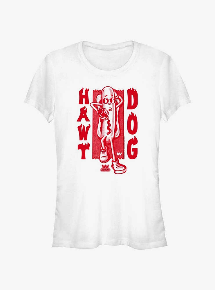 Wienerschnitzel Hawt Dog Girls T-Shirt