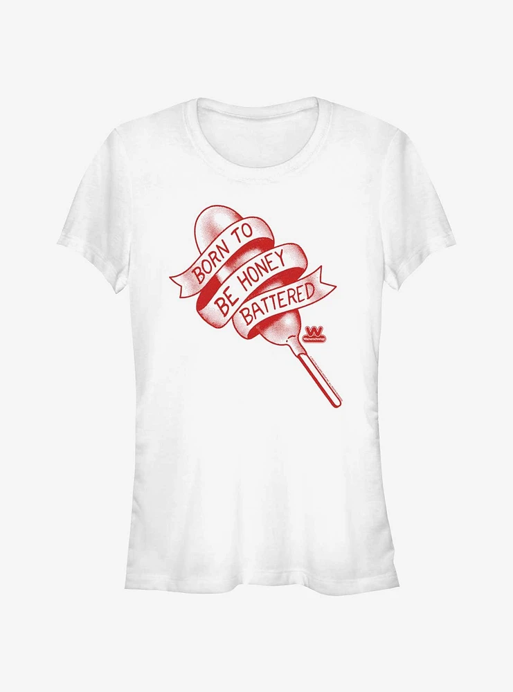 Wienerschnitzel Be Honey Battered Girls T-Shirt