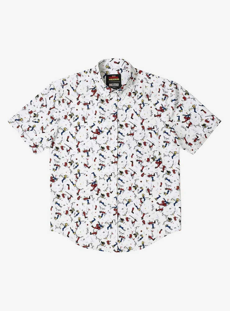 RSVLTS x Deadpool & Wolverine "This Is So Us" Button-Up Shirt