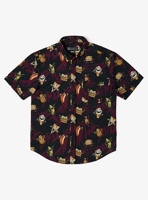 RSVLTS "Evil Eats" Button-Up Shirt