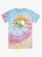 Disney Donald Duck But First Coffee Tie-Dye T-Shirt