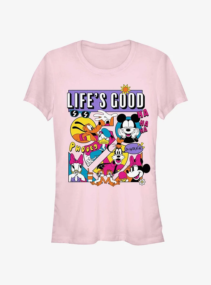 Disney Mickey Mouse Life's Good Girls T-Shirt