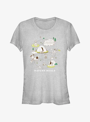 Disney Mickey Mouse Nature Heals Girls T-Shirt