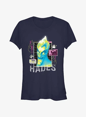 Disney Villains Hades Warning Girls T-Shirt