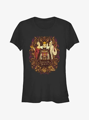 Disney Villains Essence Of Beauty Girls T-Shirt